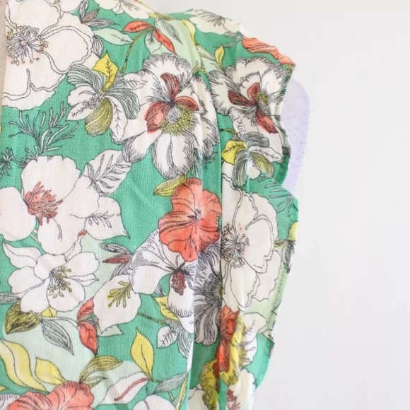 Maeve Gramercy Floral Flutter Sleeve Top - Picture 9 of 9